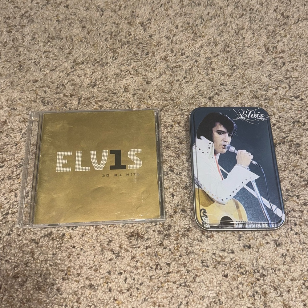 Elvis 30 #1 Hits CD & Elvis Tin